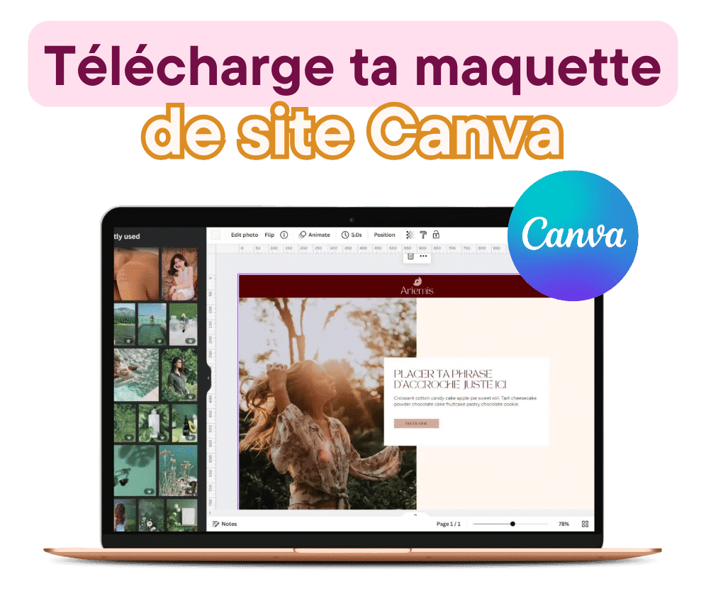 modele site web canva gratuit