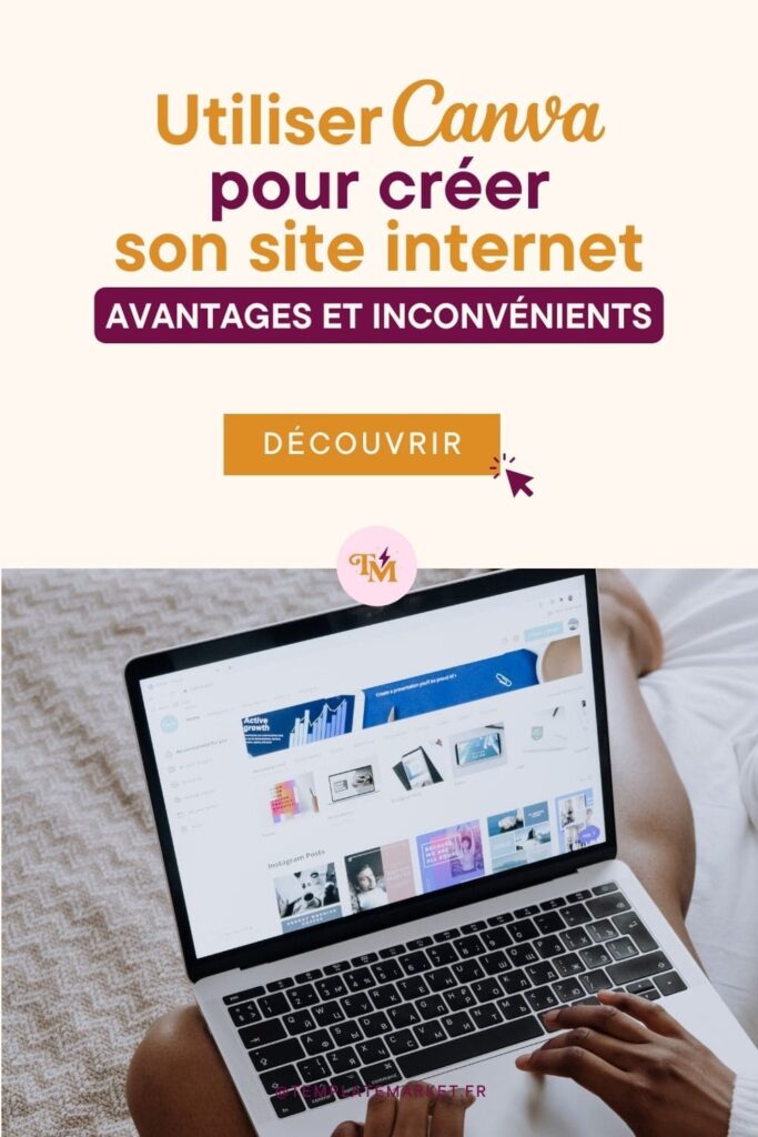 utiliser canva pour créer un site web