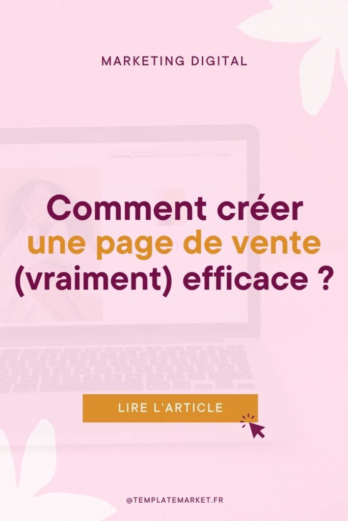 comment créer une page de vente efficace